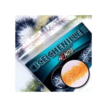 Umělá nástraha HENDS ICE CHENILLE - ORANŽOVÁ FLUO. Průměr: 6 mm