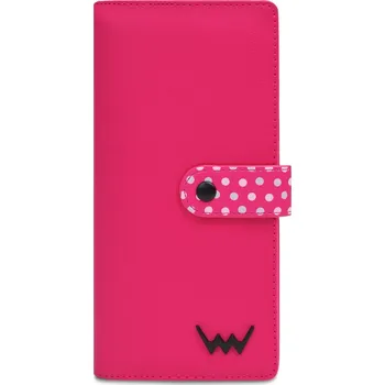 Peněženka Vuch Dámská peněženka Hermione Dot Dark Pink tmavě růžová Univerzální