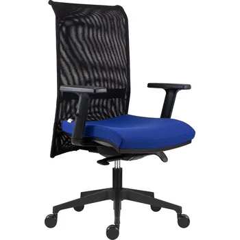 Kancelářská židle Gala s černou síťovinou a vysokou nosností až 150 kg