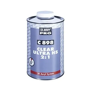 Lak na dřevo HB BODY C898 Čirý akrylový lak ultra HS 2:1 1l