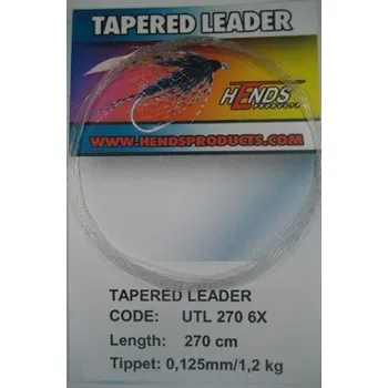 HENDS TAPERED LEADER 270 cm - 6X - 0,125 mm/1,2kg