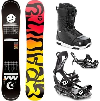 Snowboarding Gravity Empatic 24/25 snowboard + Raven Fastec FT360 black vázání + Raven Flush MOZ boty 150 cm Wide + L (EU 41-44) + DÁREK + Doprava ZDARMA
