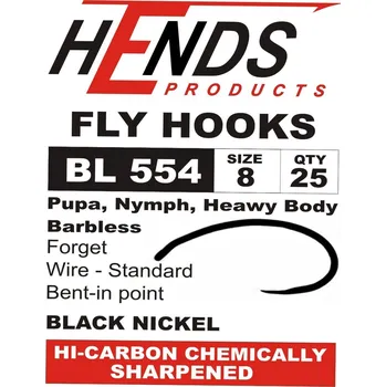 Umělá nástraha HENDS BL554 - BARBLESS Velikost: 12, Balení: 25 ks