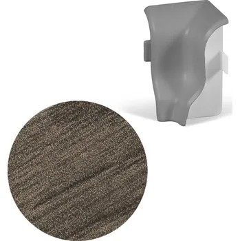 soklová lišta NOVÁK Vnitřní roh k soklové liště MDF 40x20 dub Camelback, 1 ks M08-AMVR027