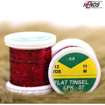 Umělá nástraha HENDS FLAT TINSEL - ČERVENÁ LPK07