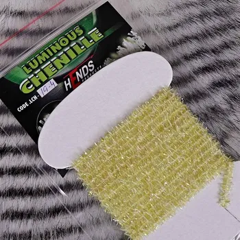 Umělá nástraha HENDS LUMINOUS CHENILLE - SV. OLIVOVÁ CHL19 Průměr: 4 mm