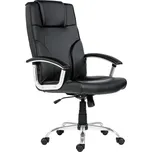 Kancelářské křeslo Miami Plus černé s vysokým opěrákem