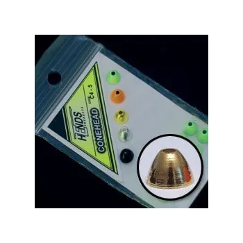 Umělá nástraha HENDS CONE HEAD - ZLATÁ Balení: 10 ks, Průměr: 4 mm