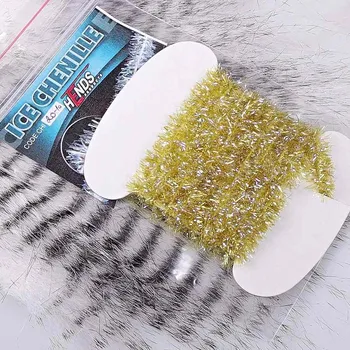 Umělá nástraha HENDS ICE CHENILLE - OLIVOVĚ ZELENÁ Průměr: 4 mm