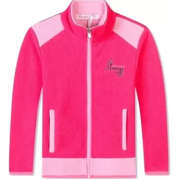 Dívčí mikina Dívčí flísová mikina Kugo FM7892 růžová