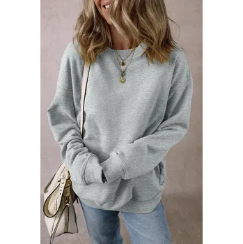 Dámská mikina OMG Dámská mikina bez zapínání Sceparnio světle šedá S