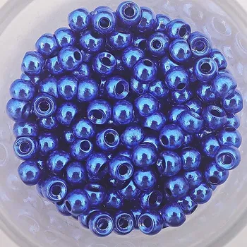 Umělá nástraha HENDS BEAD HEAD - MODRÁ ANODIZ. BAM... Balení: 20 ks, Průměr: 2,8 mm