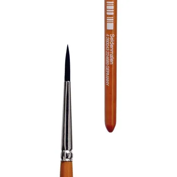 Umělecký štětec Štětec Lineo kulatý jemný vlas č.4 vhodný pro malbu na hedvábí