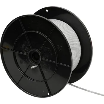 Tažné lano SWG 68019003975 ocelové lano transparentní