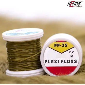 Umělá nástraha HENDS FLEXI FLOSS - FF35 - TM. OLIVOVĚ HNĚDÁ