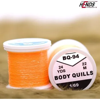 Umělá nástraha HENDS BODY QUILLS - FLUO ORANŽOVÁ UV BQ94