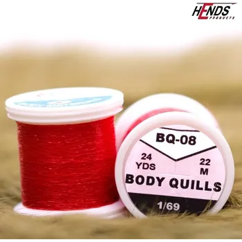 Umělá nástraha HENDS BODY QUILLS - ČERVENÁ BQ08