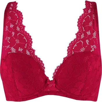 Podprsenka Monča krajková podprsenka s výztuží 1106 90B vínová