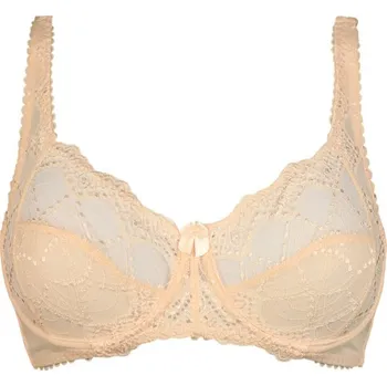 Podprsenka Keren krajková podprsenka s kosticí 1312 90D světle béžová