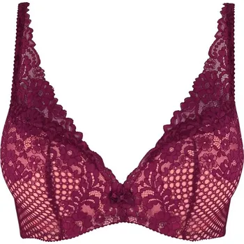 Podprsenka Florena sexy krajková podprsenka 1139 85B tmavě fialová