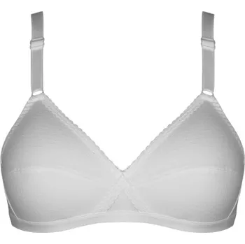 Podprsenka Saahia W kvalitní podprsenka bez výztuže bez kostic 85C bílá