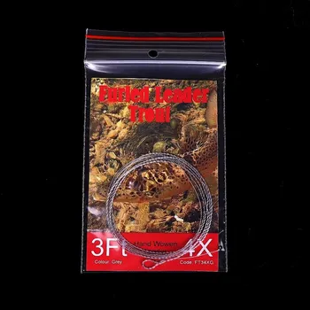 HENDS FURLED LEADER TROUT - ŠEDÁ Délka: 3Ft - 90cm