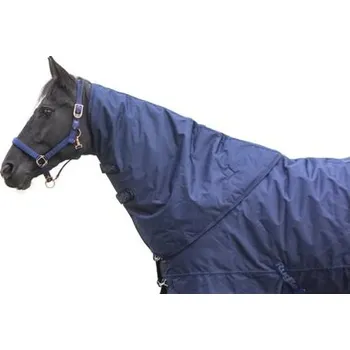 Deka pro koně Nákrční díl k dece pro koně RugBe IceProtect 200, tmavě modrý velikost S