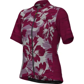 cyklistický dres ALÉ Cyklistický dres s krátkým rukávem - OFF ROAD - GRAVEL SUNRISE - červená