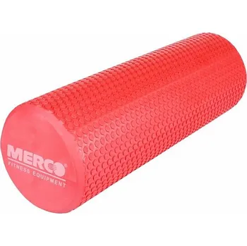 podložka na cvičení Masážní válec Yoga EVA Roller MERCO červená 45 cm
