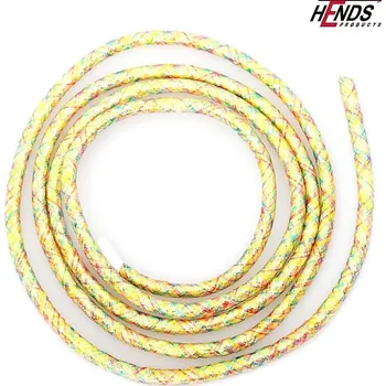 Umělá nástraha HENDS MYLAR TUBING RAINBOW - ŽLUTÁ