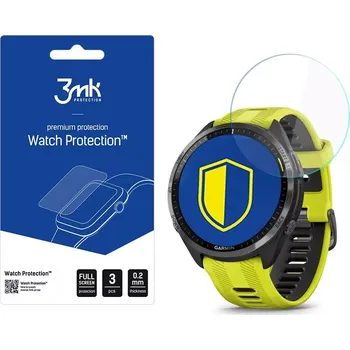 Elektronika 3mk Ochranná odolná fólie na hodinky Garmin Forerunner 965 - 3MK Watch Protection™ ARC+, (v balení 3ks), 5903108517652