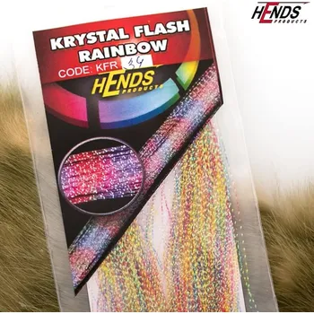 Umělá nástraha HENDS KRYSTAL FLASH RAINBOW - ORANŽOVÁ FLUO