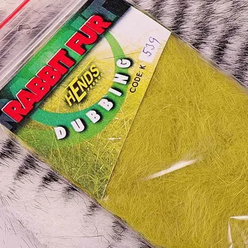 Umělá nástraha HENDS RABBIT FUR DUBBING - SV. ŽLUTO-OLIVOVÁ