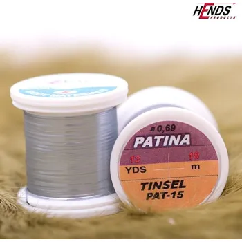 Umělá nástraha HENDS PATINA TINSEL - ŠEDÁ PAT15