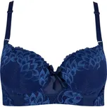 Pereza krajková push-up podprsenka široký obvod A2177 75C tmavě modrá