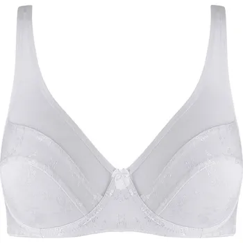 Podprsenka Tiana nevyztužená podprsenka s kosticemi 0348 100C bílá