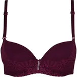 Andris krajková podprsenka s ozdobou 69306 90B tmavě fialová