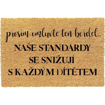 Rohožka Bohemia Gifts Rohožka - Bordel, 40 x 60 cm, hnědá