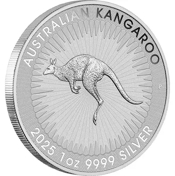 Perth Mint Australian Kangaroo stříbrná mince 1oz 2025
