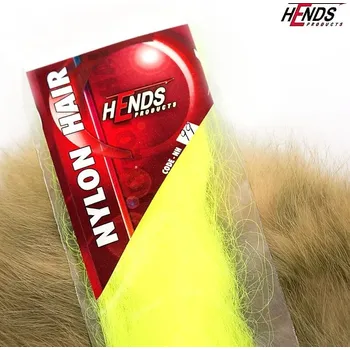 Umělá nástraha HENDS NYLON HAIR - ŽLUTÁ FLUO