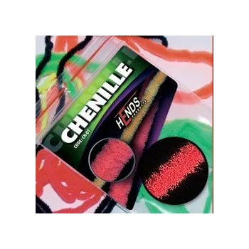 Umělá nástraha HENDS CHENILLE - ČERVENO-ORANŽOVÁ Průměr: 2,0 mm