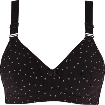 Podprsenka Jiřinka nevyztužená podprsenka bez kostic 5634C 105D černá