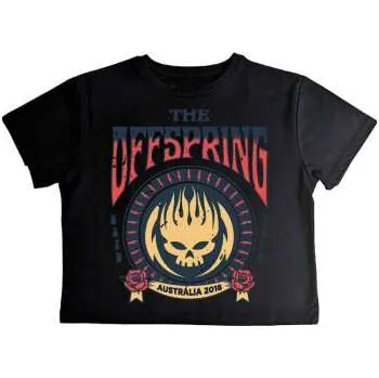 Merch The Offspring: The Offspring Ladies Crop Top: Australia 2018 (medium) M