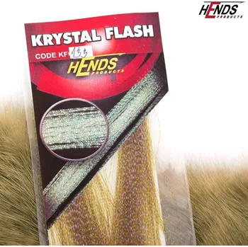 Umělá nástraha HENDS KRYSTAL FLASH - UV ICE EFFECT - UV OLIVOVĚ ZELENÁ KF133