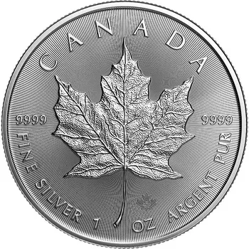 Royal Canadian Mint Canadian Maple Leaf stříbrná mince 1oz 2025