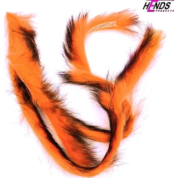 Umělá nástraha HENDS TWO TONE RABIT STRIPS ZTT309 - ORANŽOVO-ČERNÝ Průměr: 4,0 mm