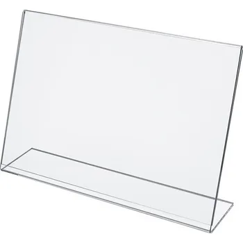 Plexi stojánek na stůl A6 typ L na výšku