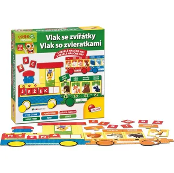 Karetní hra Carotina Preschool: Vlak se zvířátky
