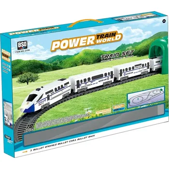 Vláček a vláčkodráha BSQ Set vláčků 2186