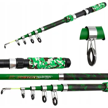 Rybářský prut Teleskopický prut Miracle Fish VICTORY 270 cm Zátěž: 80-120g, 2,7 m MASKÁČOVÝ